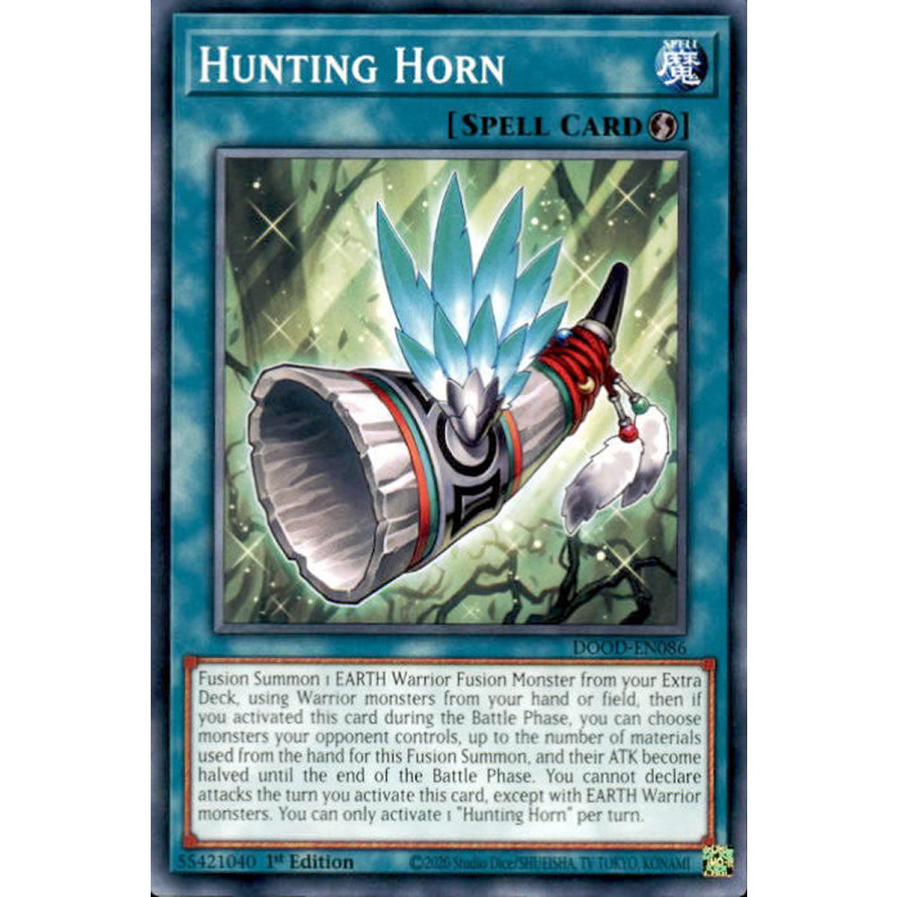 Hunting Horn DOOD-EN086 Yu-Gi-Oh! Card from the Doom of Dimensions Set