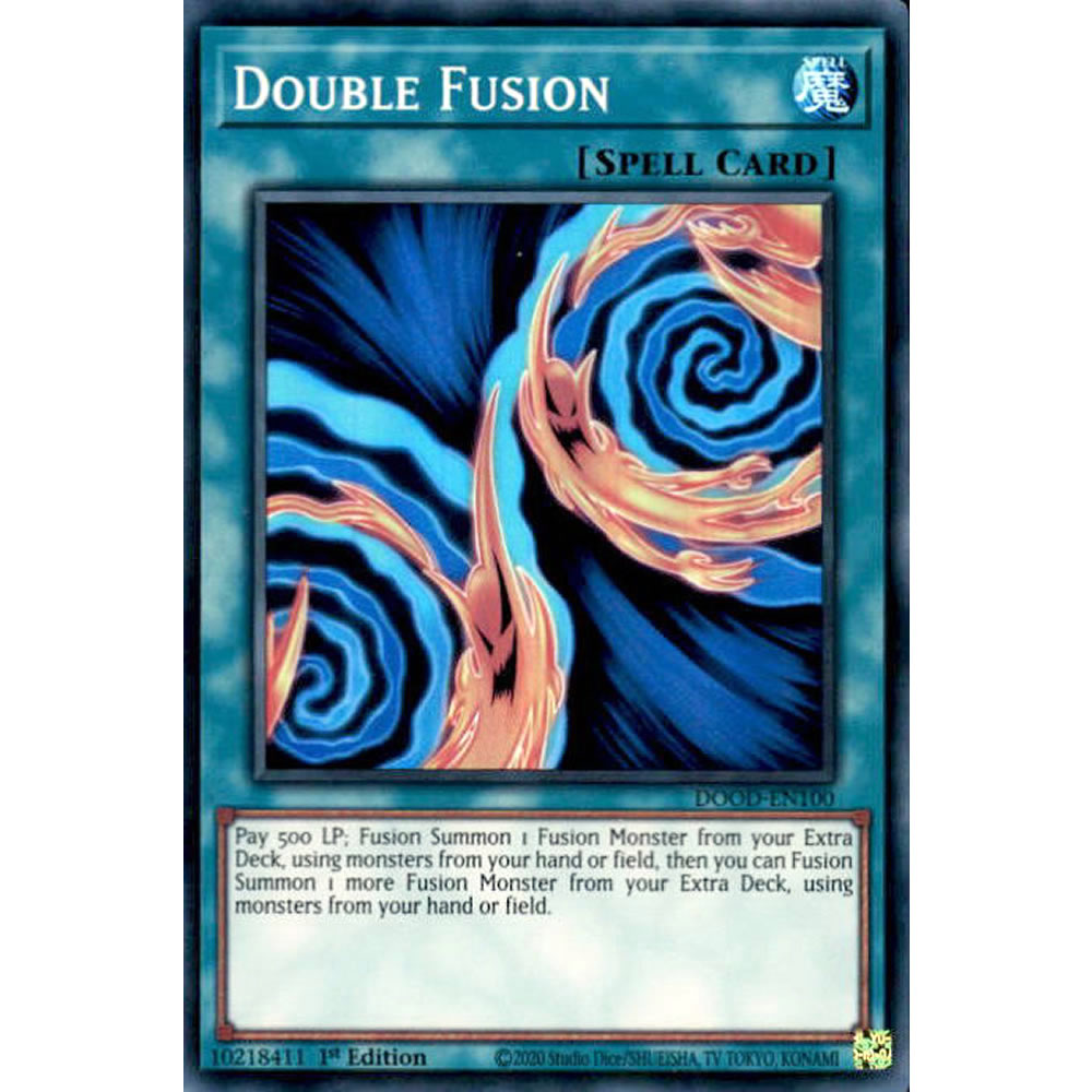 Double Fusion DOOD-EN100 Yu-Gi-Oh! Card from the Doom of Dimensions Set