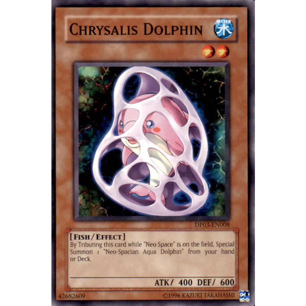 Chrysalis Dolphin DP03-EN008 Yu-Gi-Oh! Card from the Duelist Pack: Jaden Yuki 2 Set