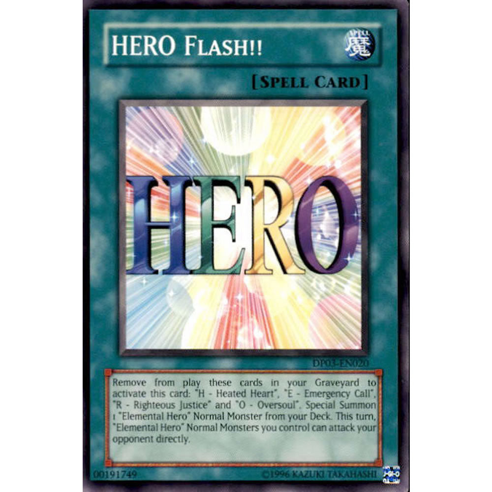 HERO Flash!! DP03-EN020 Yu-Gi-Oh! Card from the Duelist Pack: Jaden Yuki 2 Set