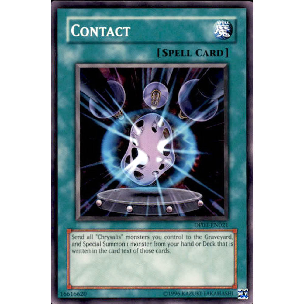 Contact DP03-EN021 Yu-Gi-Oh! Card from the Duelist Pack: Jaden Yuki 2 Set