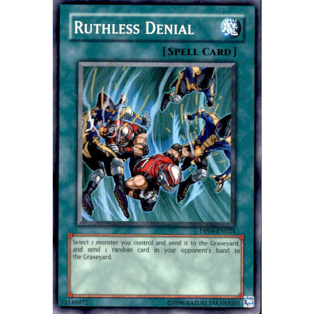 Ruthless Denial DP04-EN024 Yu-Gi-Oh! Card from the Duelist Pack: Zane Truesdale Set