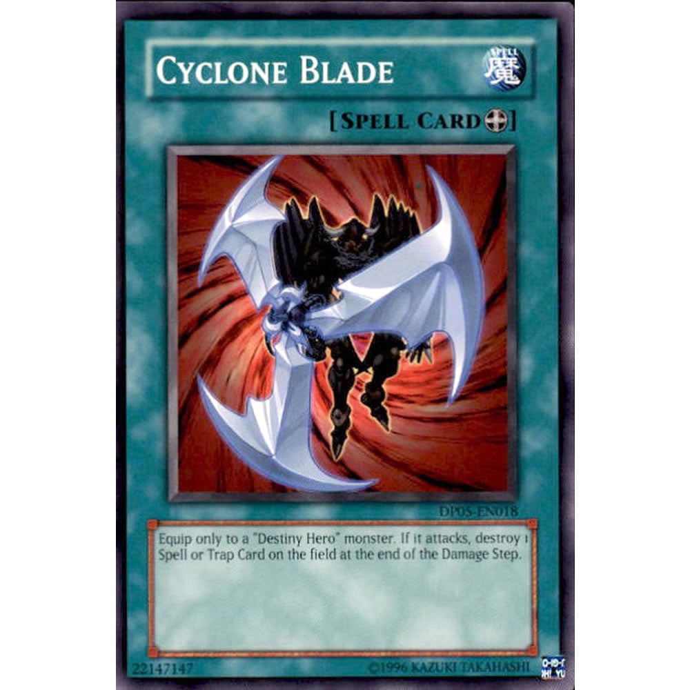 Cyclone Blade DP05-EN018 Yu-Gi-Oh! Card from the Duelist Pack: Aster Phoenix Set