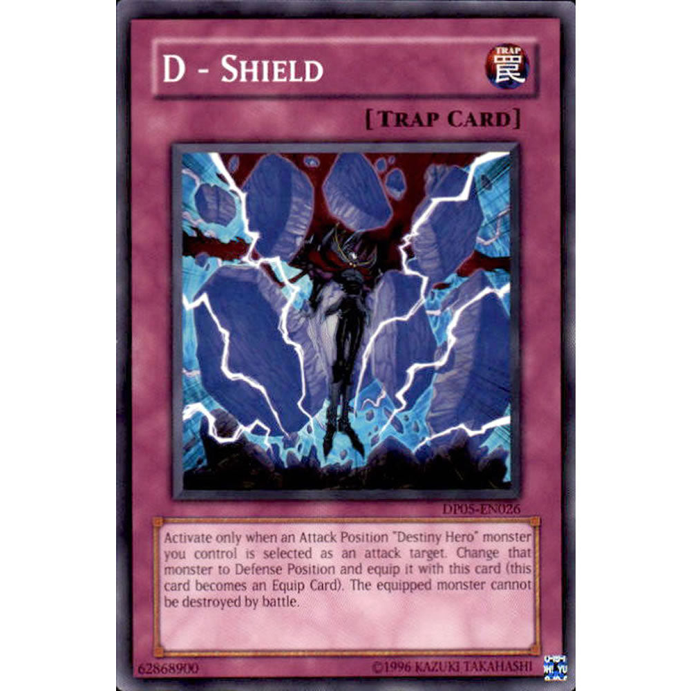 D - Shield DP05-EN026 Yu-Gi-Oh! Card from the Duelist Pack: Aster Phoenix Set