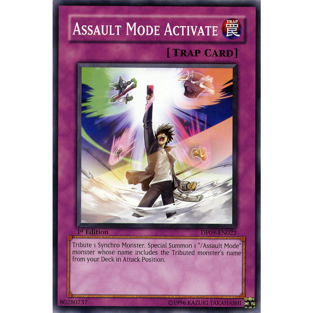 Assault Mode Activate DP09-EN022 Yu-Gi-Oh! Card from the Duelist Pack: Yusei 2 Set