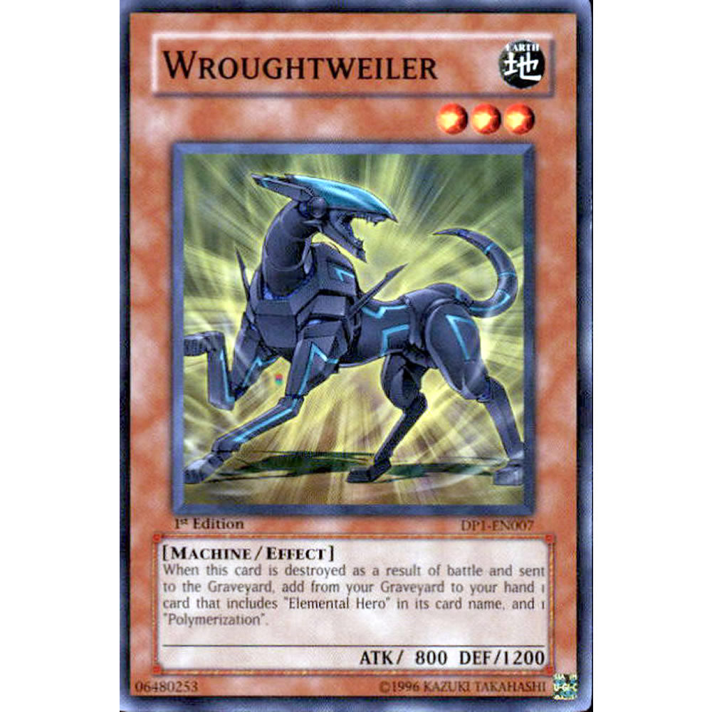 Wroughtweiler DP1-EN007 Yu-Gi-Oh! Card from the Duelist Pack: Jaden Yuki Set