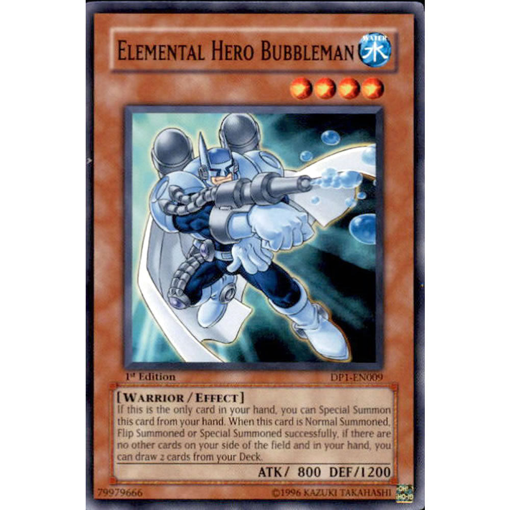 Elemental Hero Bubbleman DP1-EN009 Yu-Gi-Oh! Card from the Duelist Pack: Jaden Yuki Set