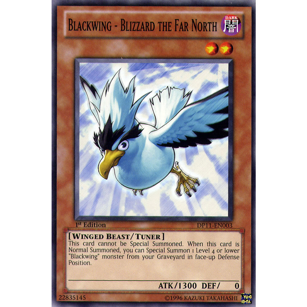 Blackwing - Blizzard the Far North DP11-EN003 Yu-Gi-Oh! Card from the Duelist Pack: Crow Set