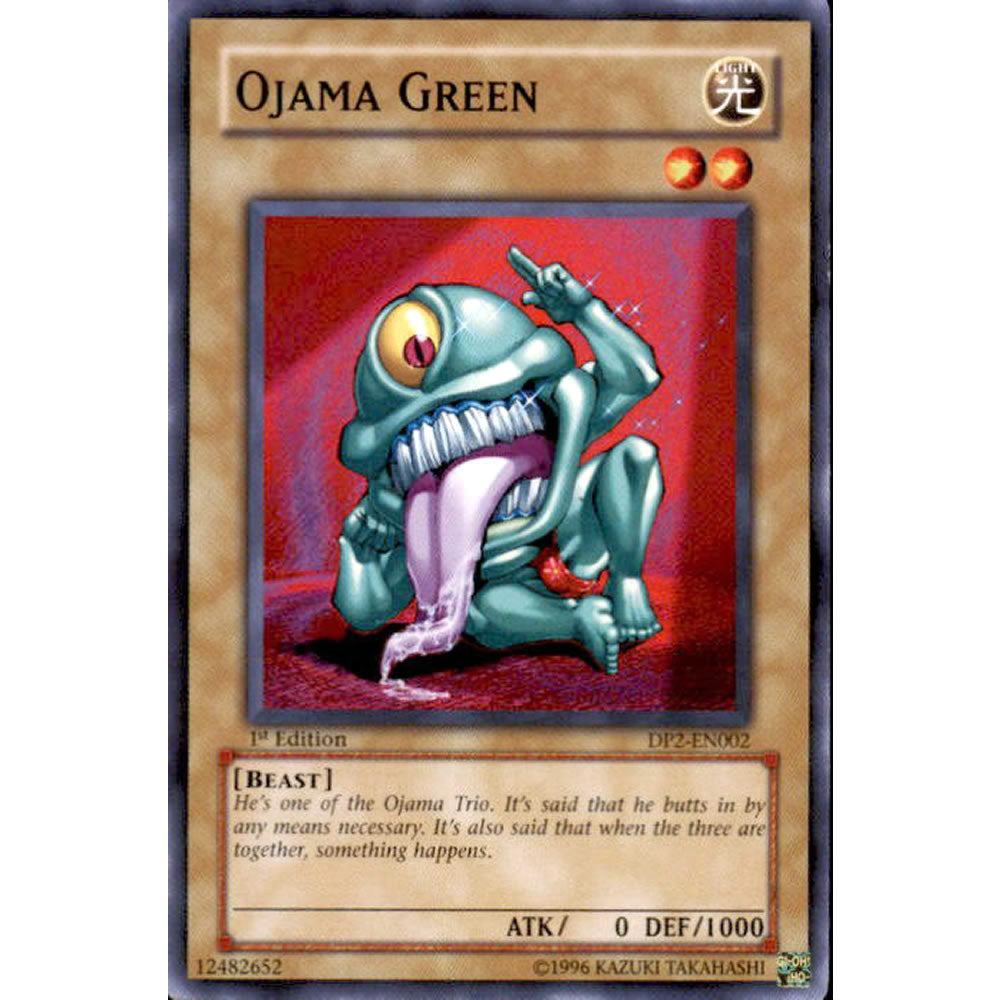 Ojama Green DP2-EN002 Yu-Gi-Oh! Card from the Duelist Pack: Chazz Princeton Set
