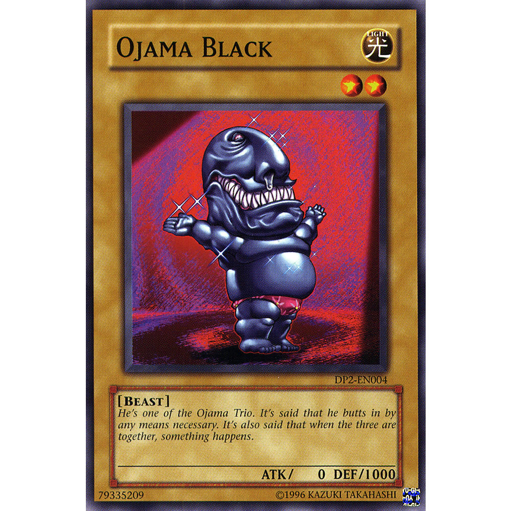 Ojama Black DP2-EN004 Yu-Gi-Oh! Card from the Duelist Pack: Chazz Princeton Set