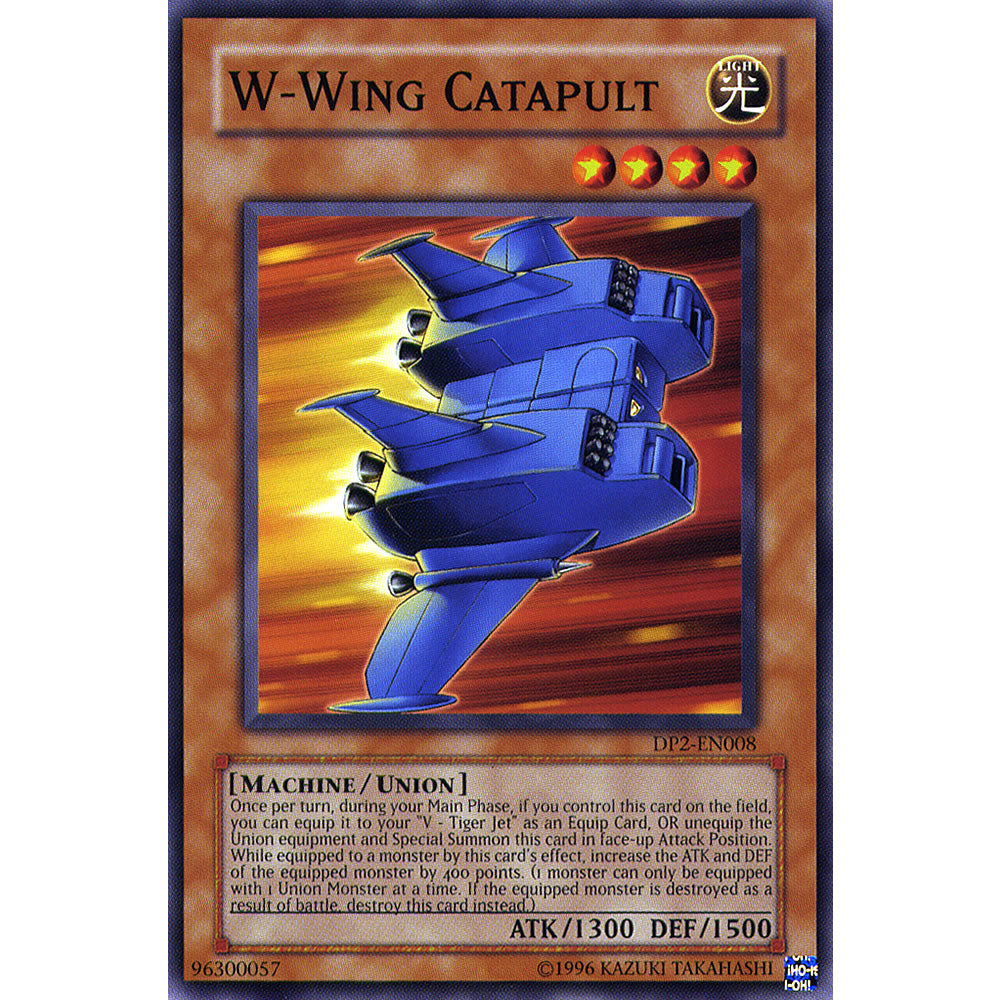 W-Wing Catapult DP2-EN008 Yu-Gi-Oh! Card from the Duelist Pack: Chazz Princeton Set