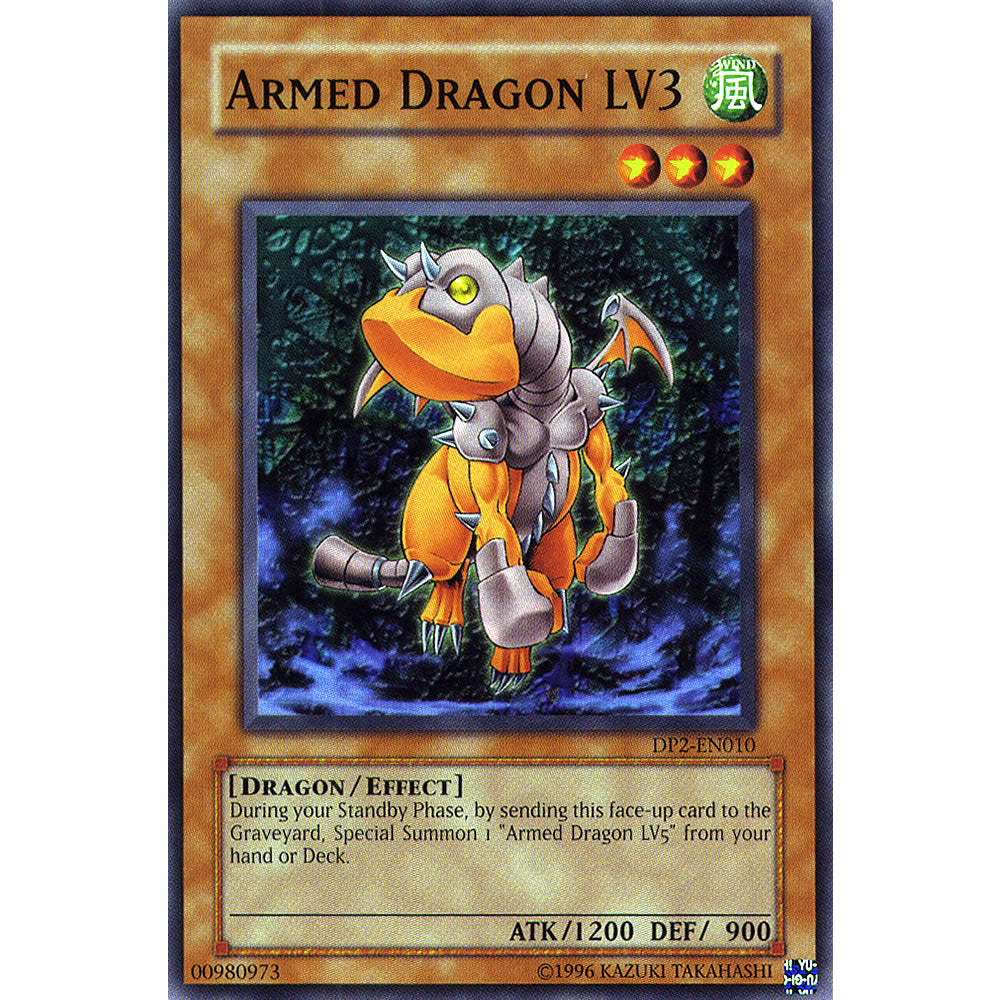 Armed Dragon LV3 DP2-EN010 Yu-Gi-Oh! Card from the Duelist Pack: Chazz Princeton Set