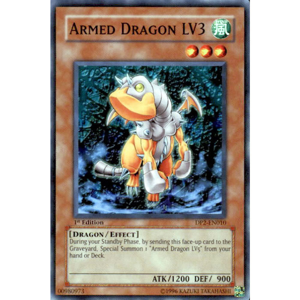Armed Dragon LV3 DP2-EN010 Yu-Gi-Oh! Card from the Duelist Pack: Chazz Princeton Set