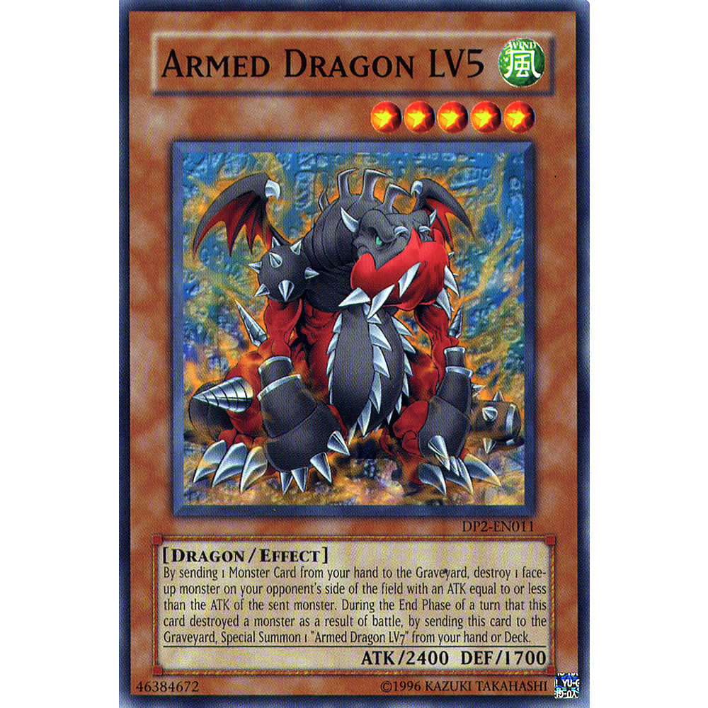 Armed Dragon LV5 DP2-EN011 Yu-Gi-Oh! Card from the Duelist Pack: Chazz Princeton Set