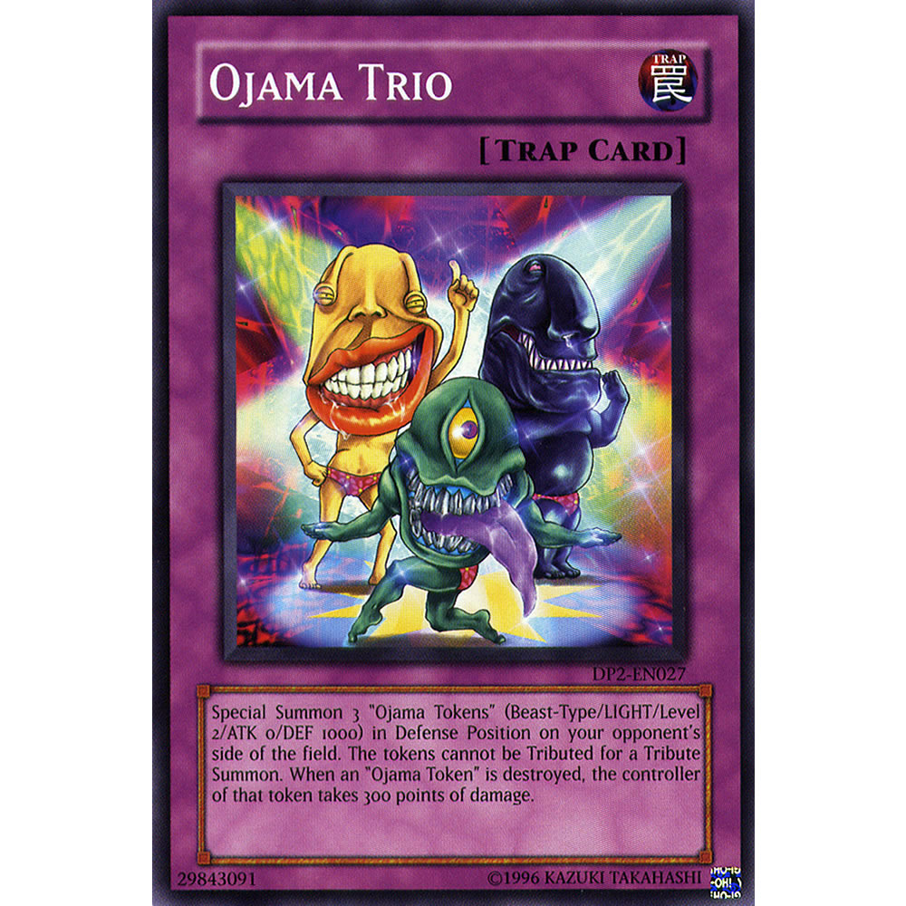 Ojama Trio DP2-EN027 Yu-Gi-Oh! Card from the Duelist Pack: Chazz Princeton Set