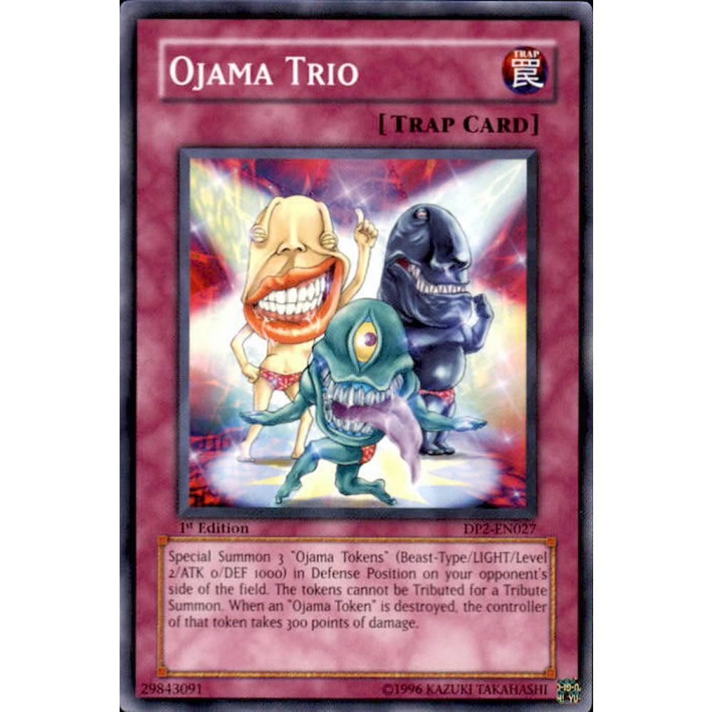 Ojama Trio DP2-EN027 Yu-Gi-Oh! Card from the Duelist Pack: Chazz Princeton Set