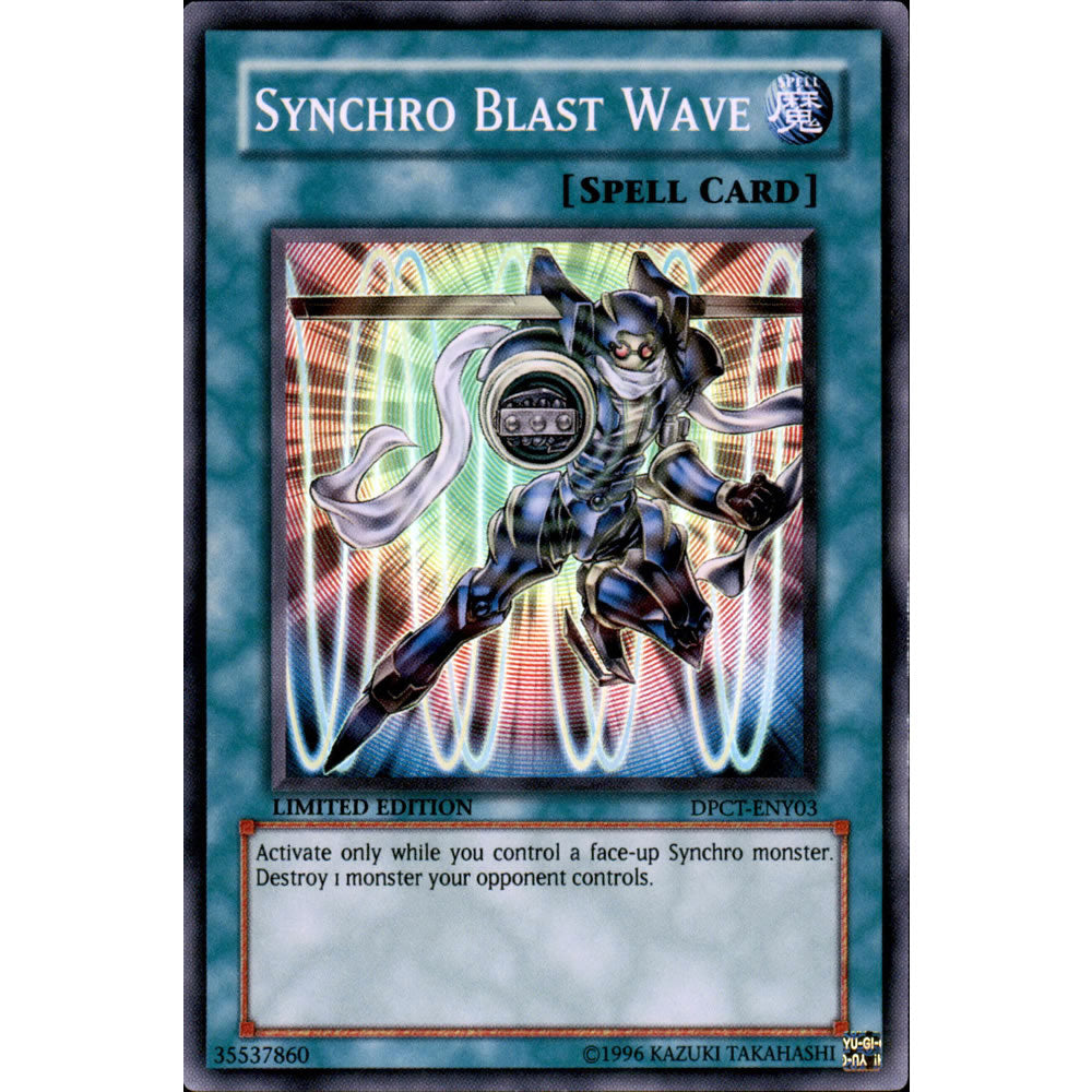 Synchro Blast Wave DPCT-ENY03 Yu-Gi-Oh! Card from the Duelist Collection Tin 2010 Promo Set