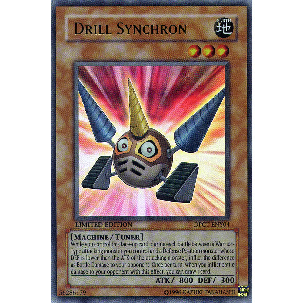 Drill Synchron DPCT-ENY04 Yu-Gi-Oh! Card from the Duelist Collection Tin 2010 Promo Set