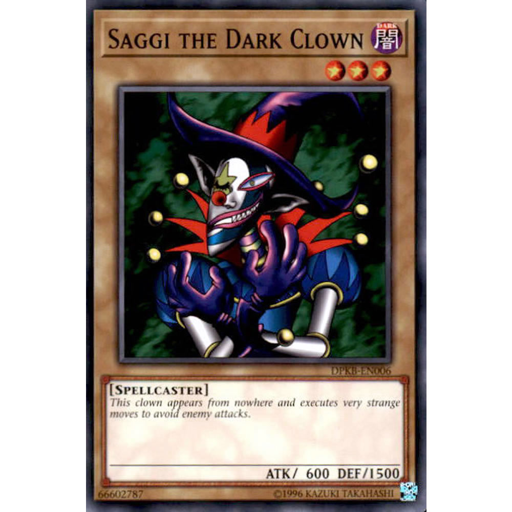 Saggi the Dark Clown DPKB-EN006 Yu-Gi-Oh! Card from the Duelist Pack: Kaiba Set
