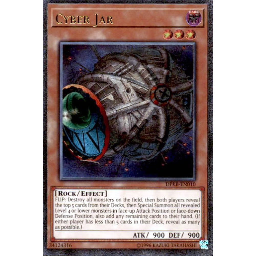 Cyber Jar DPKB-EN010 Yu-Gi-Oh! Card from the Duelist Pack: Kaiba Set
