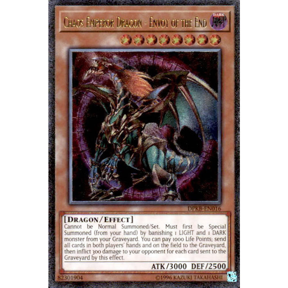 Chaos Emperor Dragon - Envoy of the End DPKB-EN016 Yu-Gi-Oh! Card from the Duelist Pack: Kaiba Set
