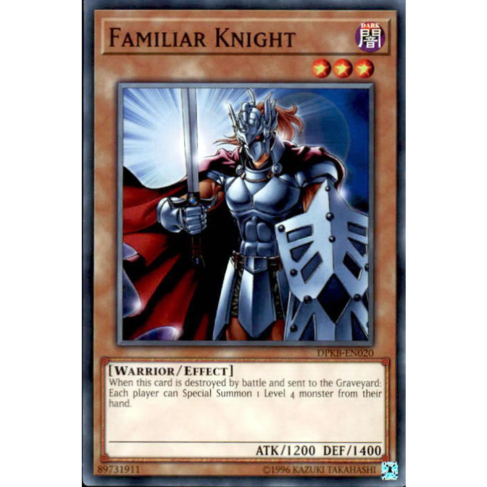 Familiar Knight DPKB-EN020 Yu-Gi-Oh! Card from the Duelist Pack: Kaiba Set