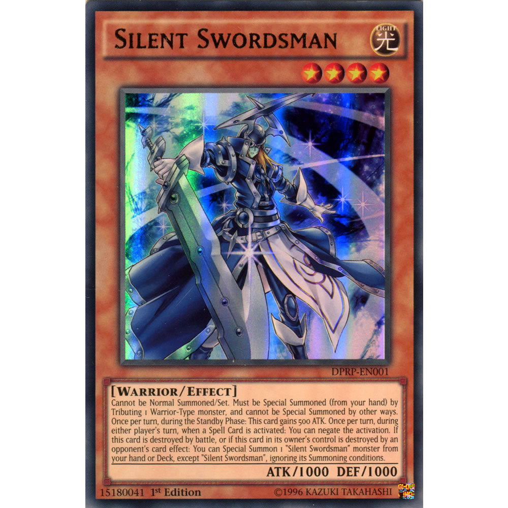 Silent Swordsman DPRP-EN001 Yu-Gi-Oh! Card from the Duelist Pack: Rivals of the Pharaoh Set