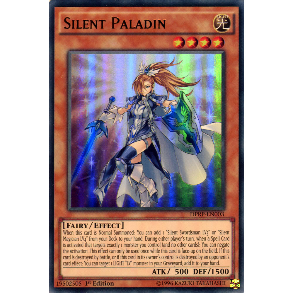 Silent Paladin DPRP-EN003 Yu-Gi-Oh! Card from the Duelist Pack: Rivals of the Pharaoh Set