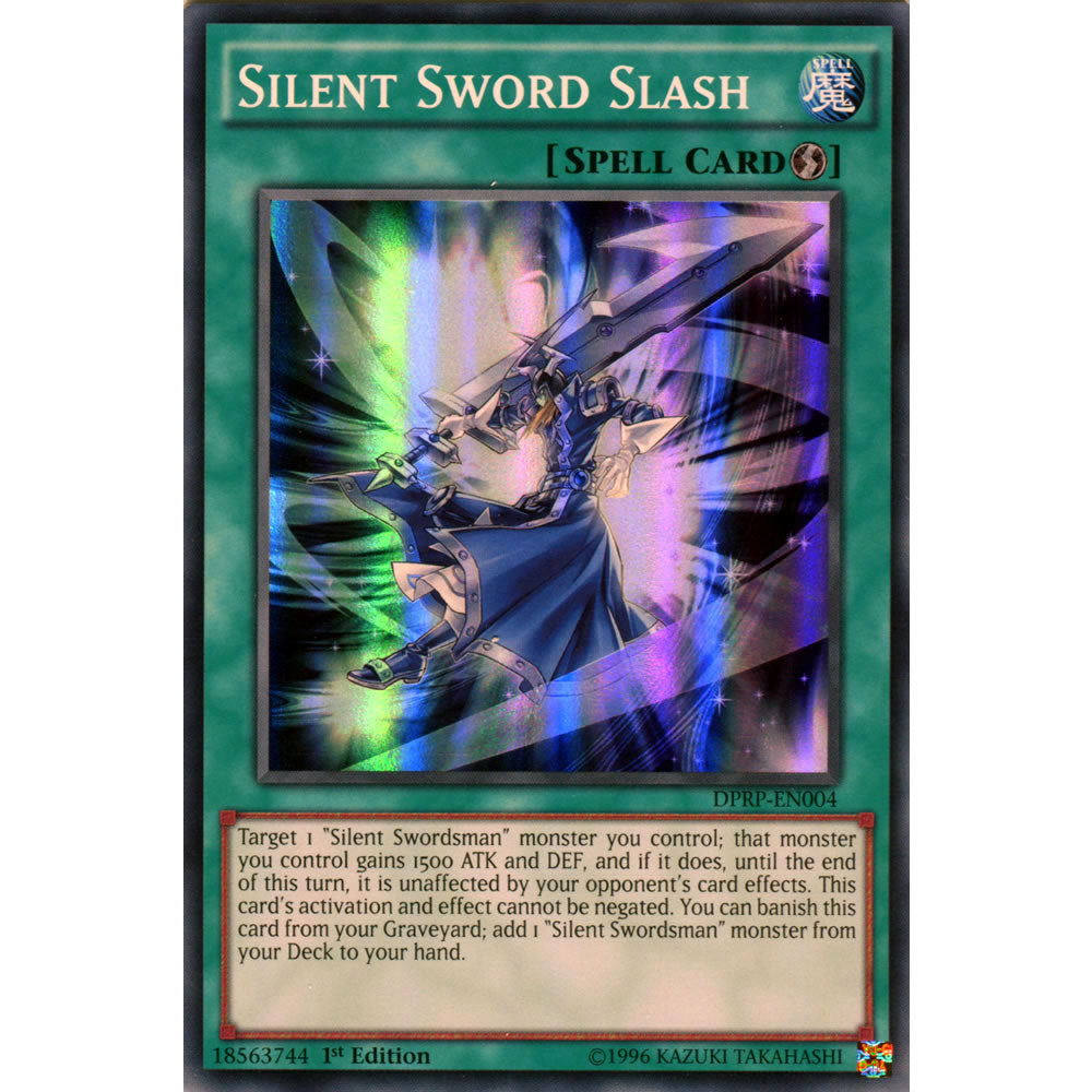 Silent Sword Slash DPRP-EN004 Yu-Gi-Oh! Card from the Duelist Pack: Rivals of the Pharaoh Set