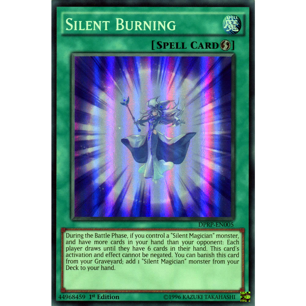 Silent Burning DPRP-EN005 Yu-Gi-Oh! Card from the Duelist Pack: Rivals of the Pharaoh Set