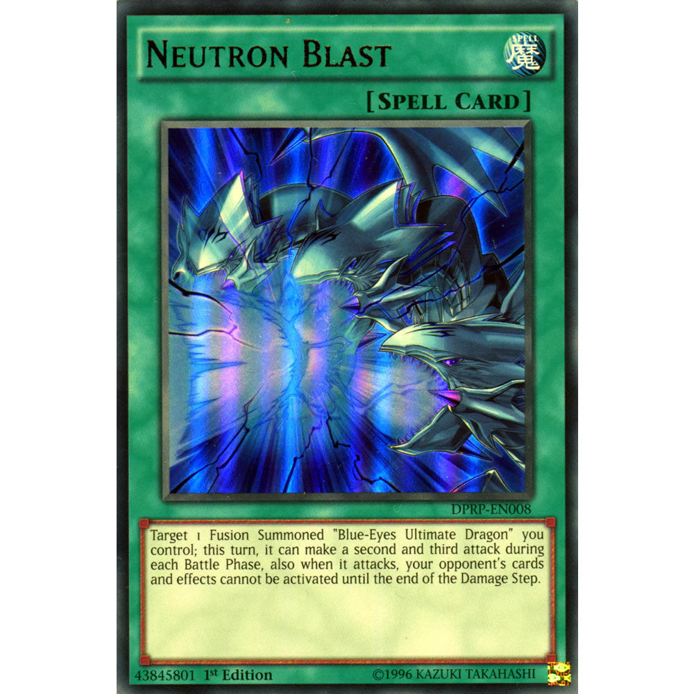 Neutron Blast DPRP-EN008 Yu-Gi-Oh! Card from the Duelist Pack: Rivals of the Pharaoh Set