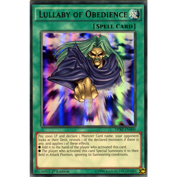 Lullaby of Obedience DPRP-EN009 Yu-Gi-Oh! Card
