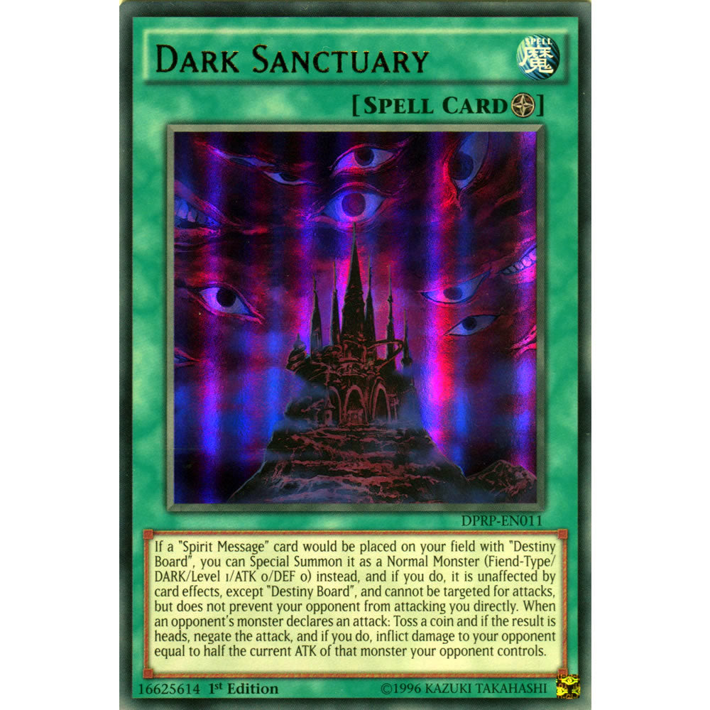 Dark Sanctuary DPRP-EN011 Yu-Gi-Oh! Card from the Duelist Pack: Rivals of the Pharaoh Set