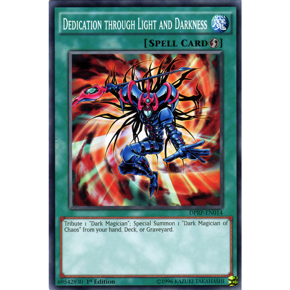 Dedication through Light and Darkness DPRP-EN014 Yu-Gi-Oh! Card from the Duelist Pack: Rivals of the Pharaoh Set