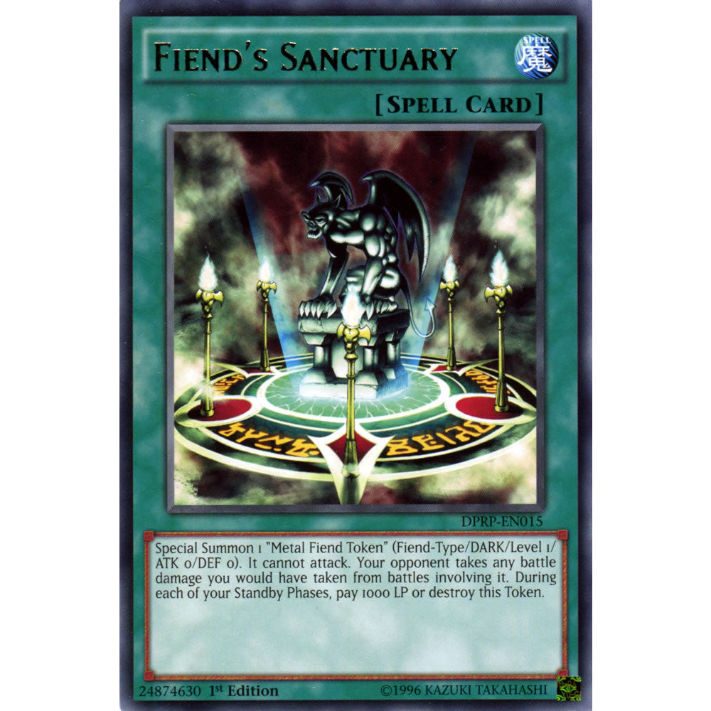 Fiend's Sanctuary DPRP-EN015 Yu-Gi-Oh! Card from the Duelist Pack: Rivals of the Pharaoh Set