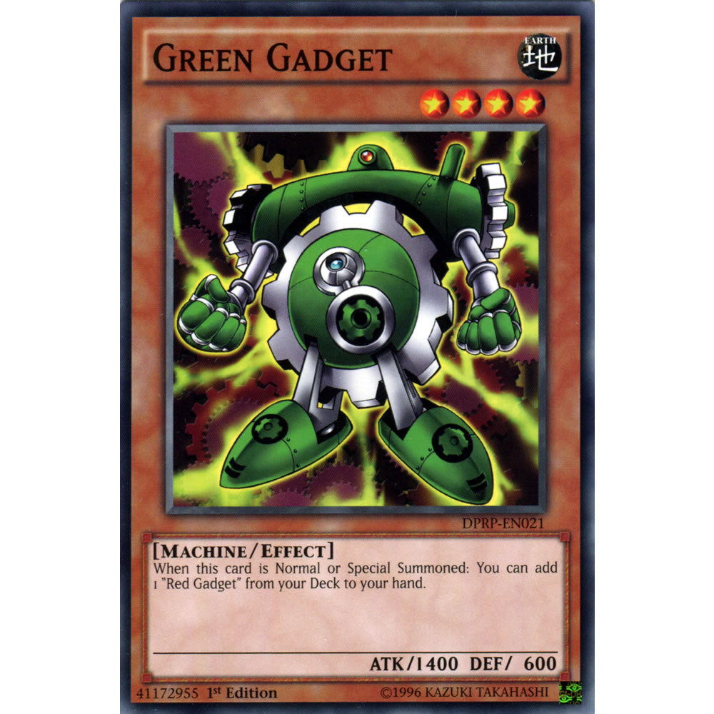 Green Gadget DPRP-EN021 Yu-Gi-Oh! Card from the Duelist Pack: Rivals of the Pharaoh Set