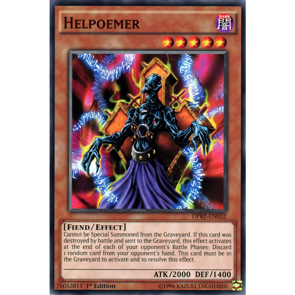 Helpoemer DPRP-EN032 Yu-Gi-Oh! Card from the Duelist Pack: Rivals of the Pharaoh Set