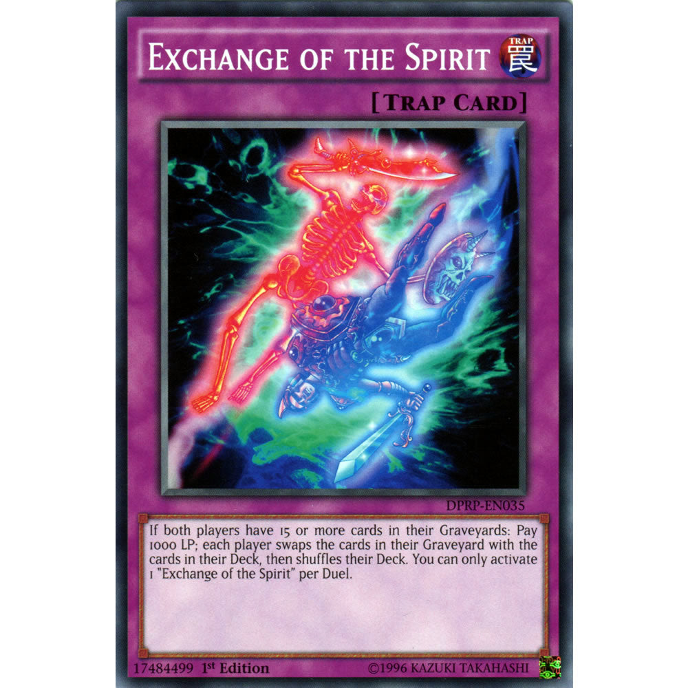 Exchange of the Spirit DPRP-EN035 Yu-Gi-Oh! Card from the Duelist Pack: Rivals of the Pharaoh Set