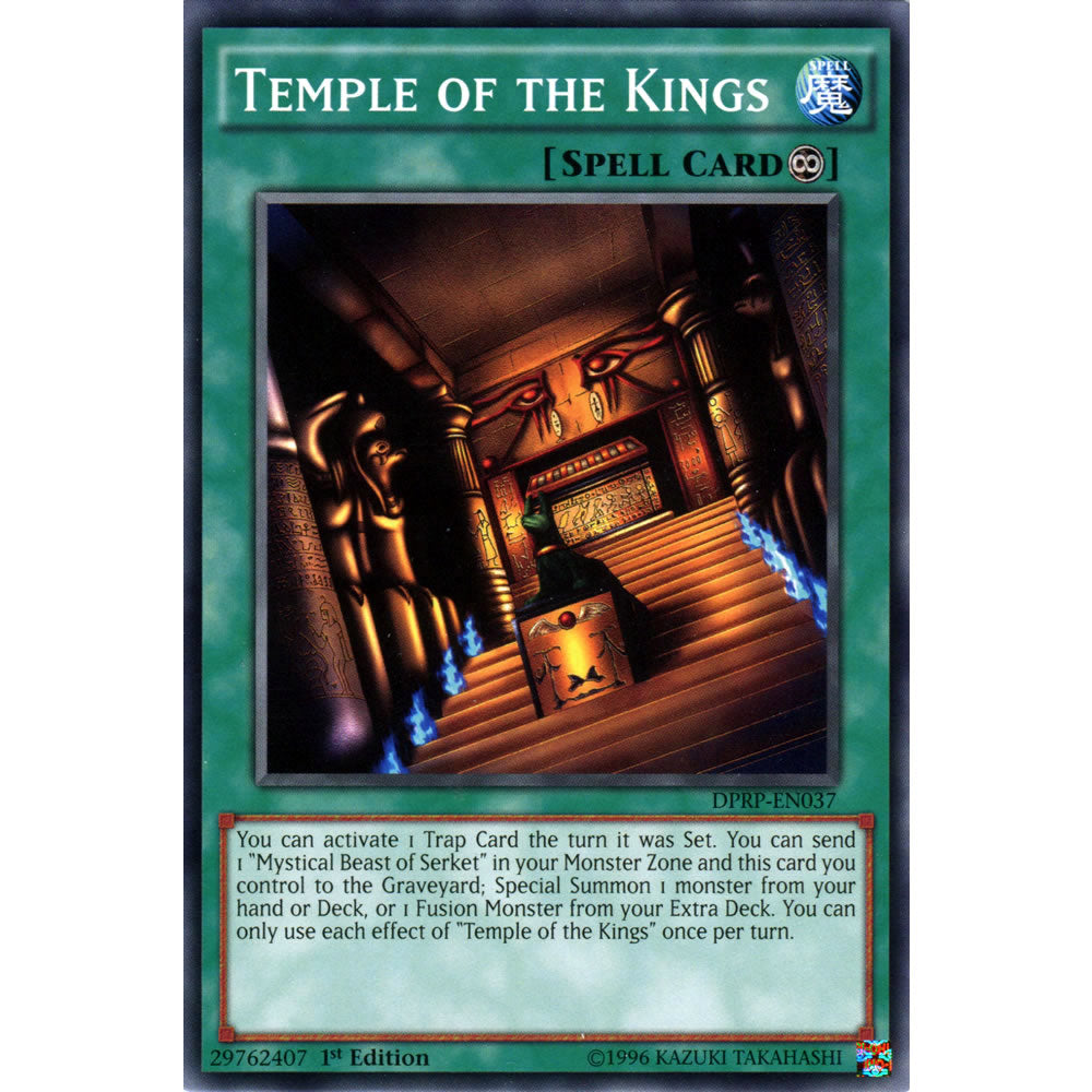 Temple of the Kings DPRP-EN037 Yu-Gi-Oh! Card from the Duelist Pack: Rivals of the Pharaoh Set