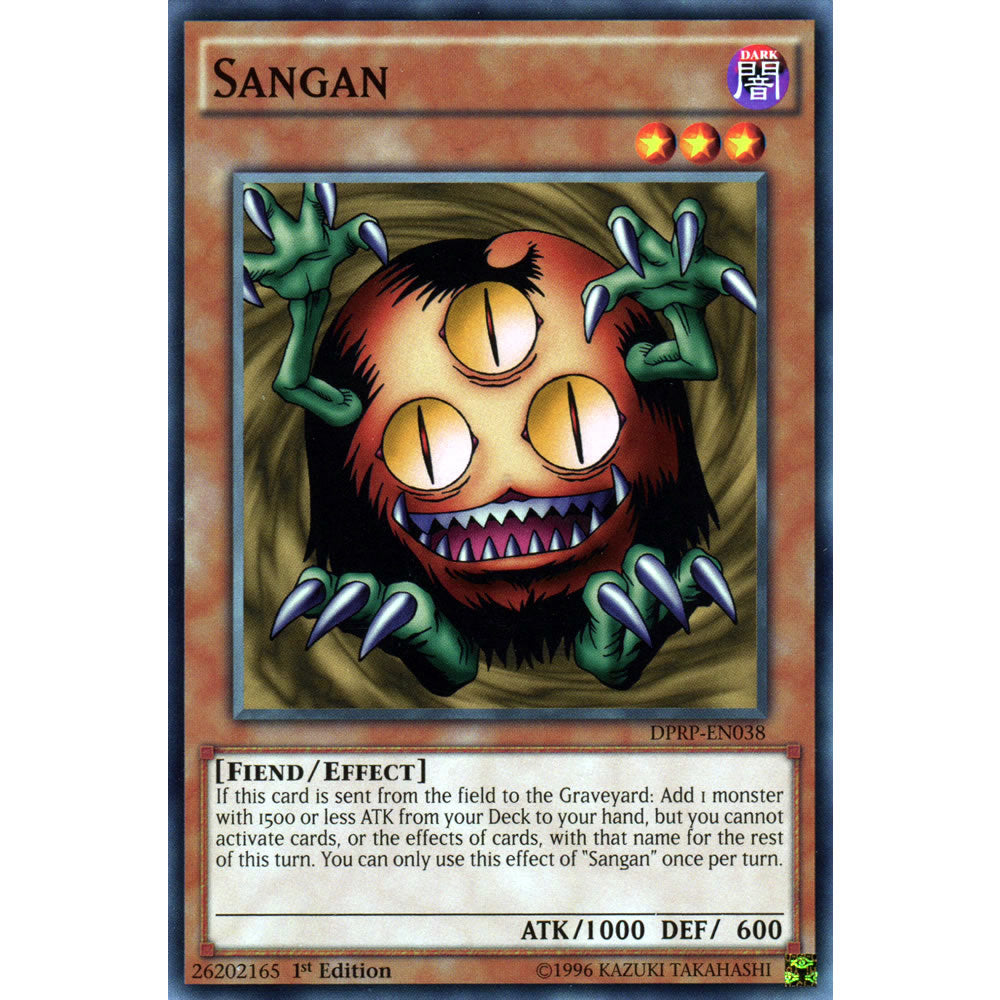 Sangan DPRP-EN038 Yu-Gi-Oh! Card from the Duelist Pack: Rivals of the Pharaoh Set