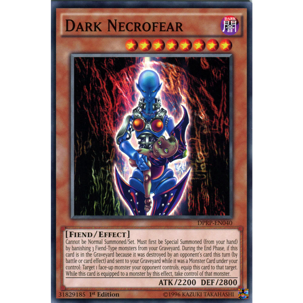 Dark Necrofear DPRP-EN040 Yu-Gi-Oh! Card from the Duelist Pack: Rivals of the Pharaoh Set