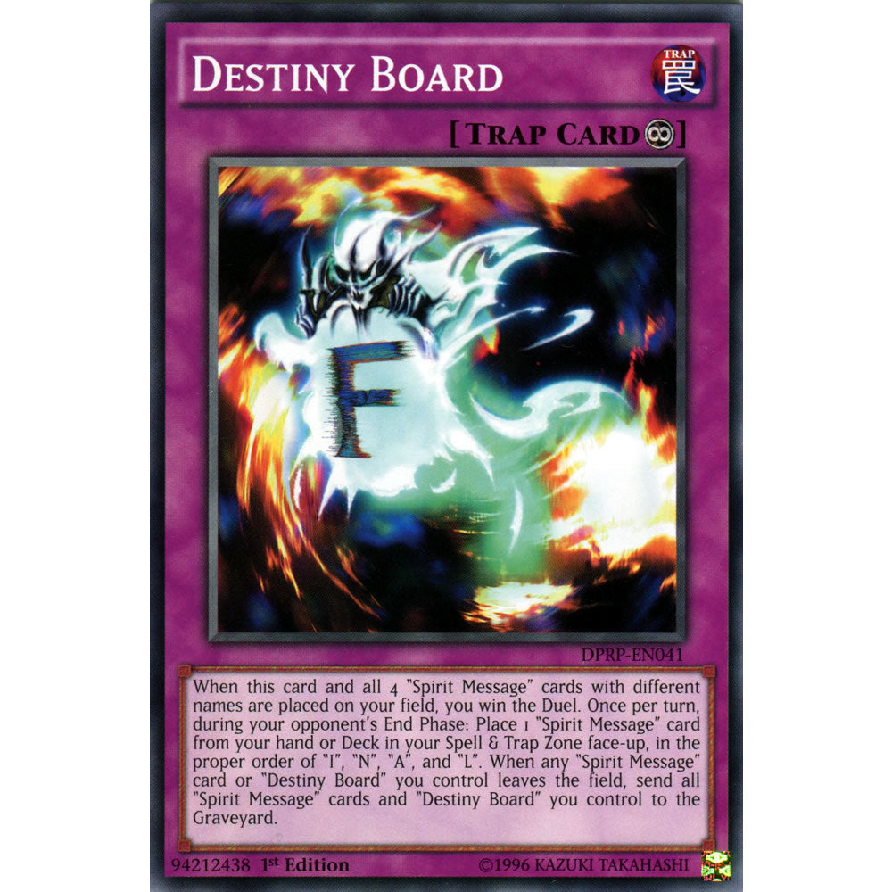 Destiny Board DPRP-EN041 Yu-Gi-Oh! Card from the Duelist Pack: Rivals of the Pharaoh Set