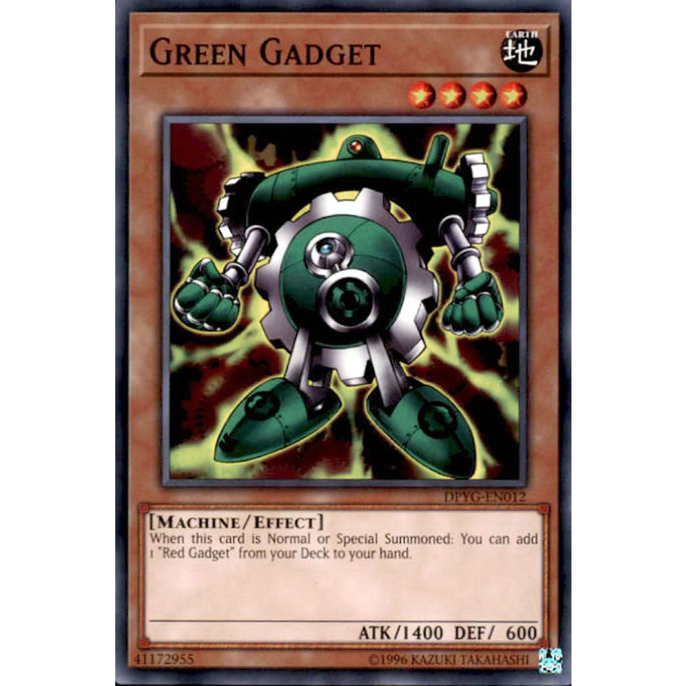 Green Gadget DPYG-EN012 Yu-Gi-Oh! Card from the Duelist Pack: Yugi Set