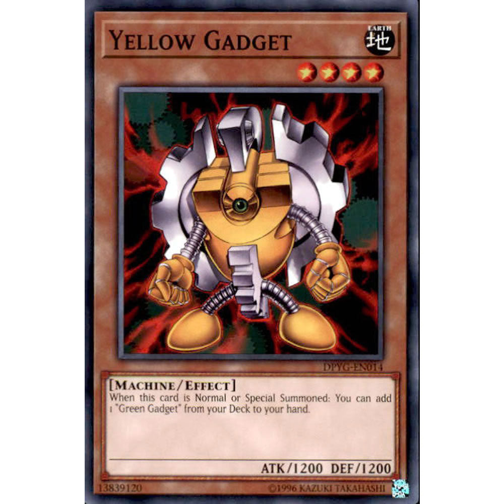 Yellow Gadget DPYG-EN014 Yu-Gi-Oh! Card from the Duelist Pack: Yugi Set