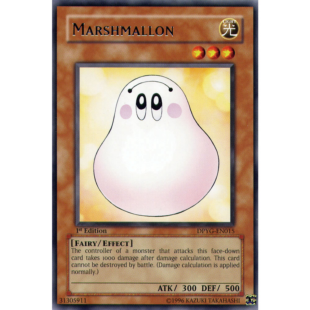 Marshmallon DPYG-EN015 Yu-Gi-Oh! Card from the Duelist Pack: Yugi Set