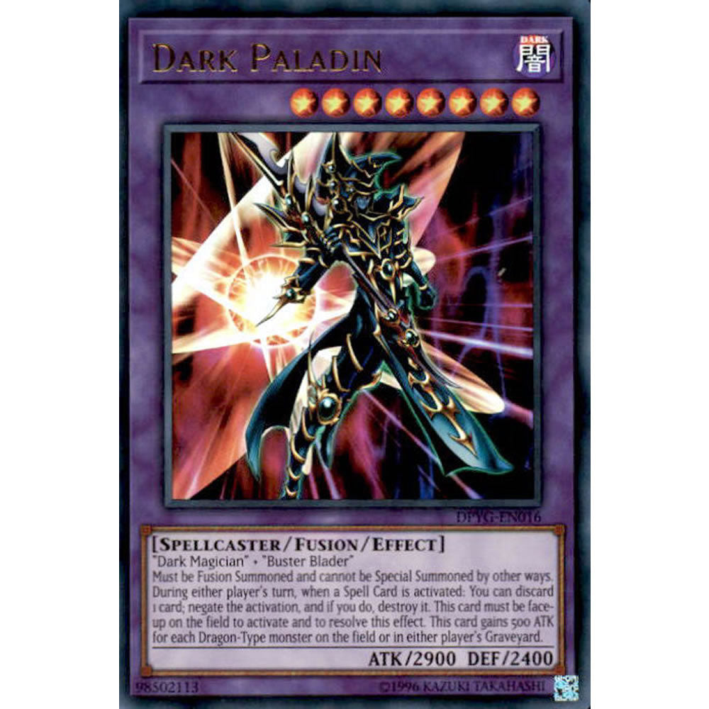 Dark Paladin DPYG-EN016 Yu-Gi-Oh! Card from the Duelist Pack: Yugi Set