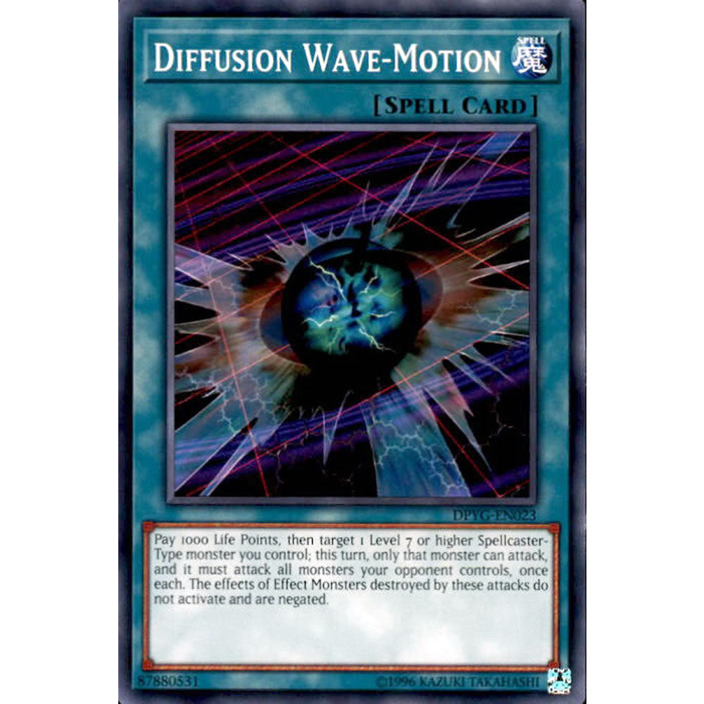 Diffusion Wave-Motion DPYG-EN023 Yu-Gi-Oh! Card from the Duelist Pack: Yugi Set