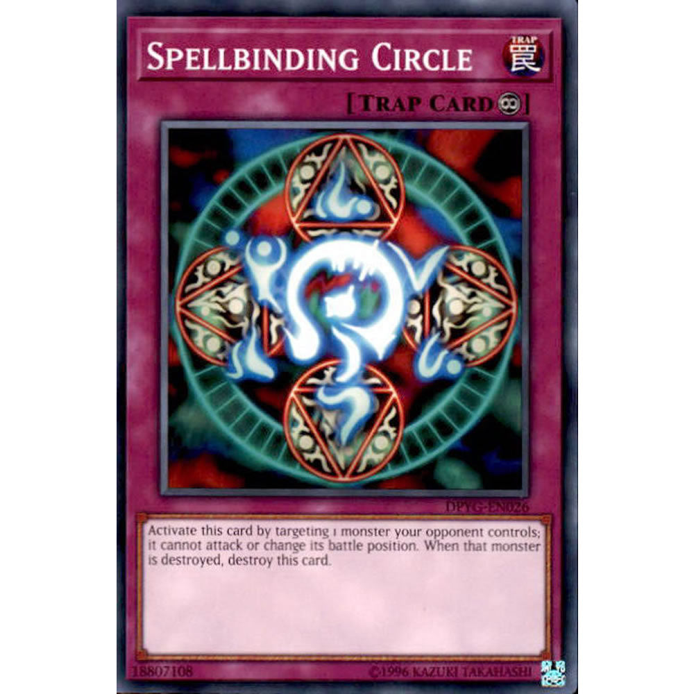 Spellbinding Circle DPYG-EN026 Yu-Gi-Oh! Card from the Duelist Pack: Yugi Set