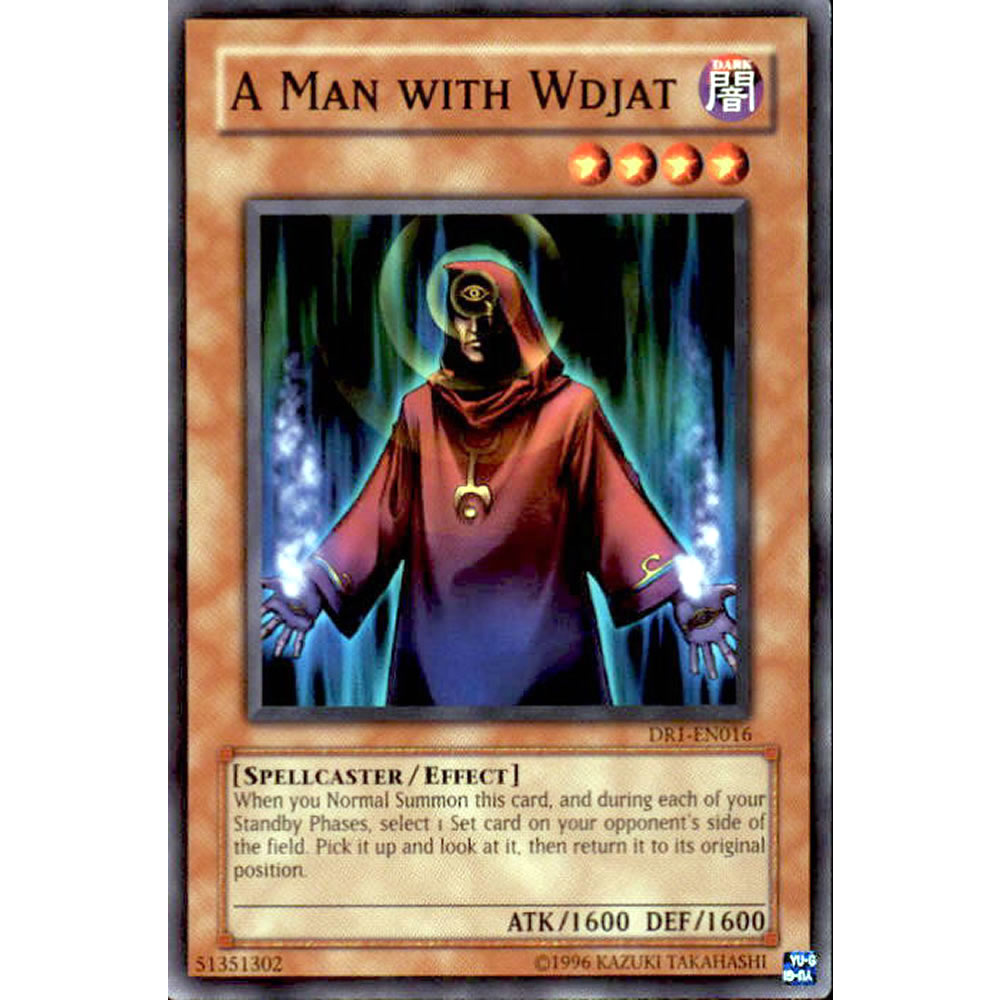 A Man with Wdjat DR1-EN016 Yu-Gi-Oh! Card from the Dark Revelation 1 Set