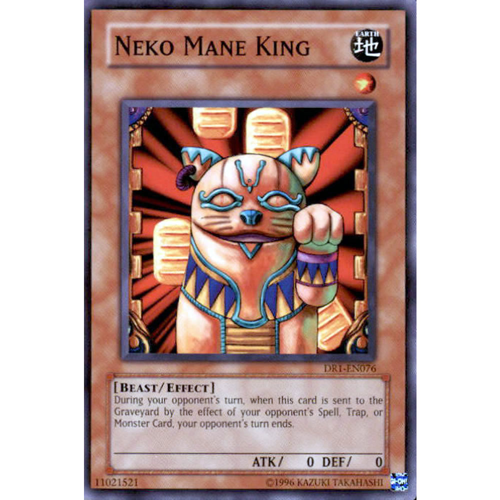 Neko Mane King DR1-EN076 Yu-Gi-Oh! Card from the Dark Revelation 1 Set